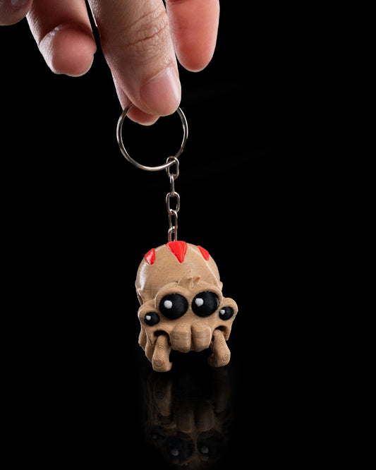 Articulating Spider Keychain